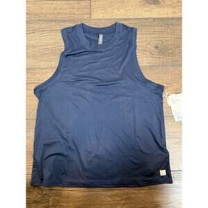 NWT Vuori Women's Performance Stretch Jersey Energy Top Blue Coast Long Sz M